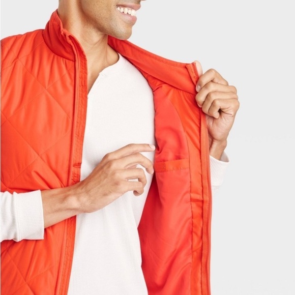 Men's Quilted Puffer Vest - All In Motion™
Red Orange XL - Picture 3 of 5